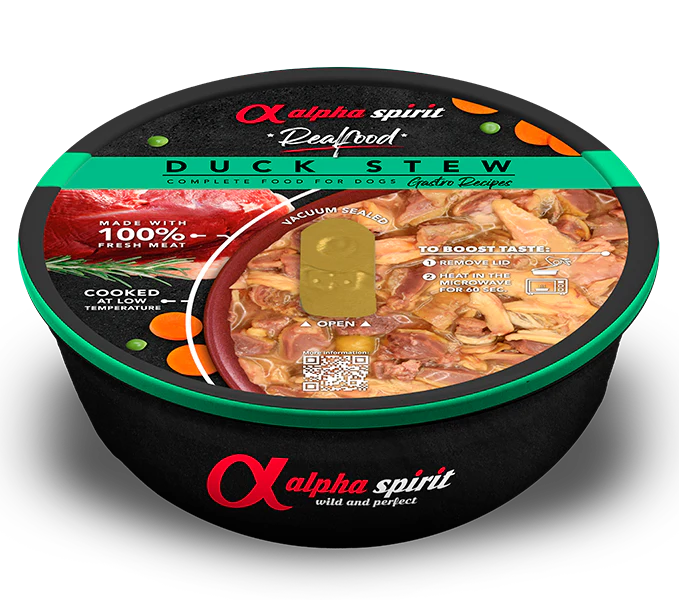 Alpha Spirit Estofado de Pato para perros 280g