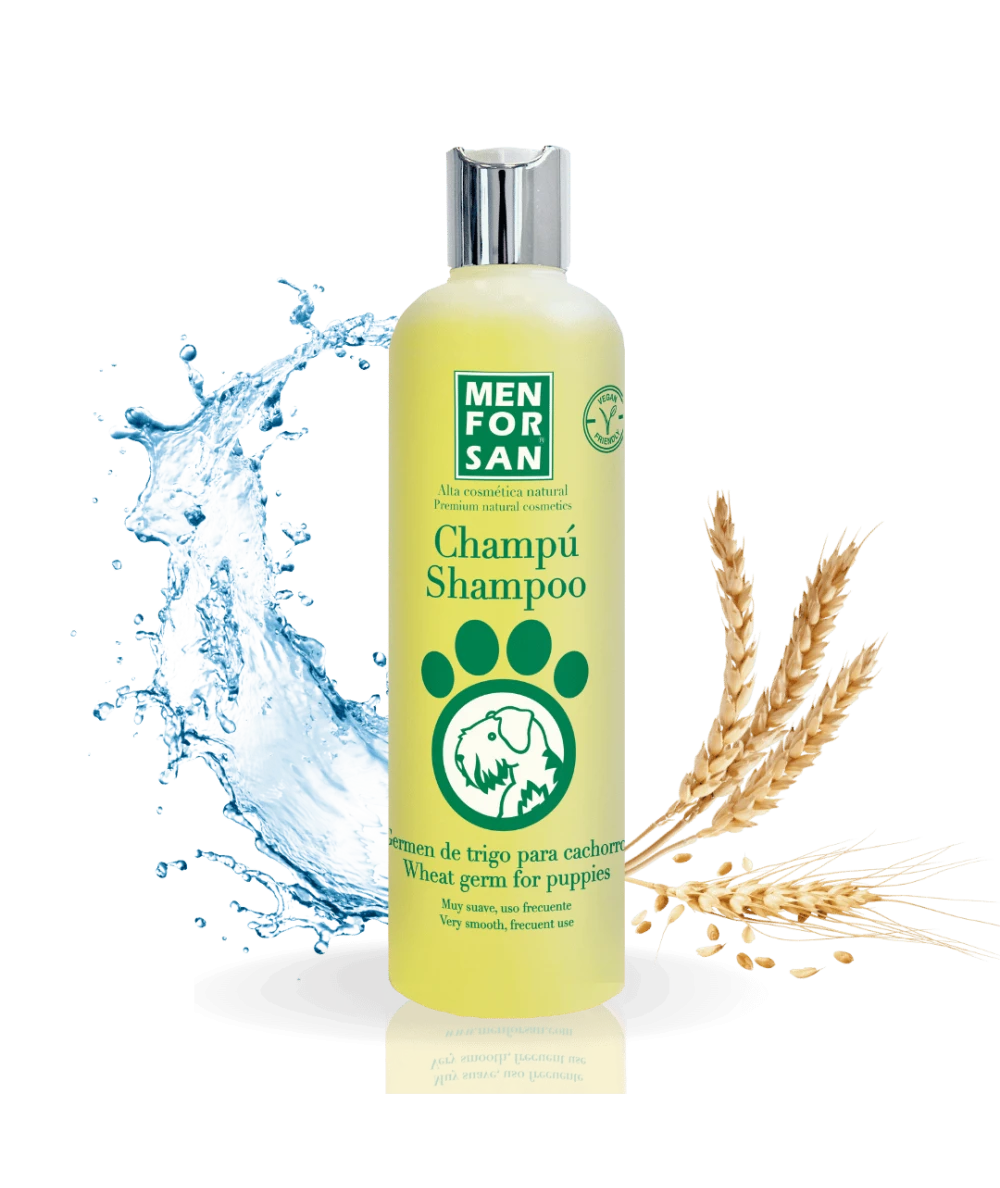 Champú Menforsan con germen de trigo para cachorros – 300 ml