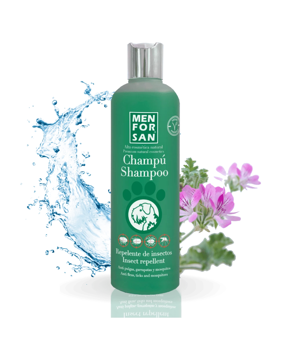 Champú Menforsan repelente de insectos con citronela para perros – 300 ml